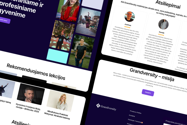 Responsive WordPress development for business representative website