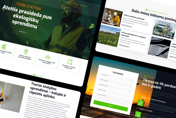 Responsive WordPress development for business representative website