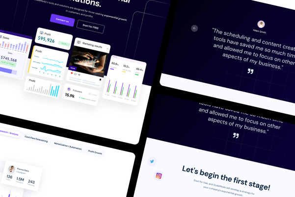 Responsive WordPress development for business representative website