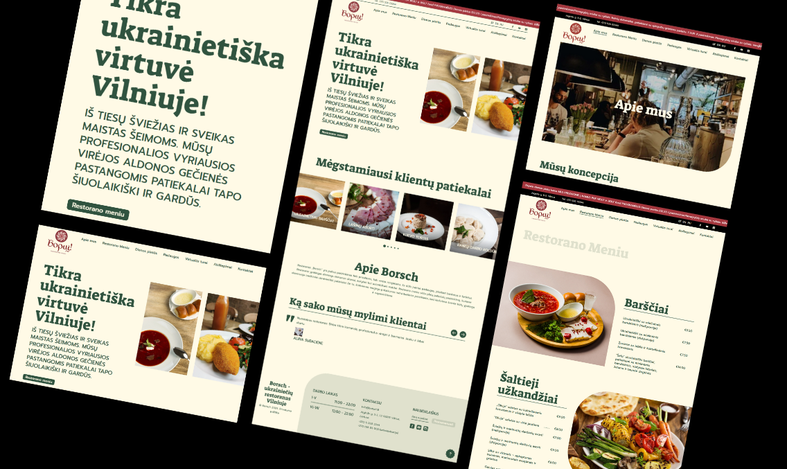 Responsive WordPress development for business representative website
